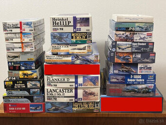 Plastikové modely lietadiel 1:72 a 1:144