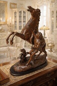 Socha - Marlyho kôň podľa Guillaume Coustou