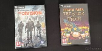 Hry na PC (Tom Clancy's The Division, South Park)