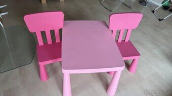 Detsky stôl a stoličky ikea