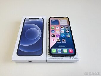 APPLE IPHONE 12 64GB BLACK ,BATERKA 100%