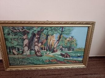 Starý gobelinovy obraz