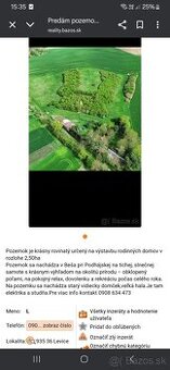Predám pozemok na samote