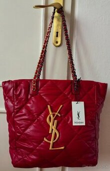 Dámska kabelka YSL červená