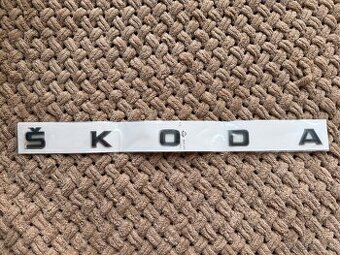 Nápis Škoda