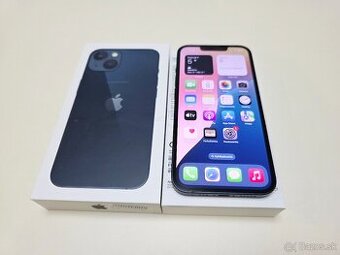 APPLE IPHONE 13 256GB MIDNIGHT ,ZDRVIE BATERKY 100%