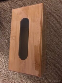 Bambusová krabička na vreckovky