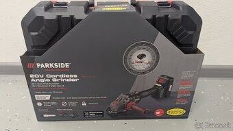 Parkside Performance uhlová brúska + 4 Ah batéria +nabíjačka