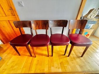 Thonet 4xstoličky 1947