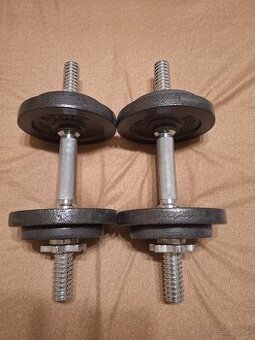 Na predaj 2x10kg činky