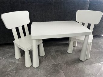 Detský plastový stolik ikea