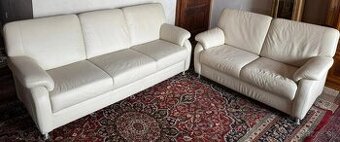 Moderní kožená sedací souprava 3+2, 3338