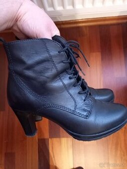 Členkové čižmy kožené - Tamaris