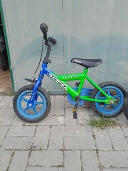 DETSKÝ BICYKEL ALPINA ROCKY 12 AJ ODRÁŽADLO VEĽKOSŤ 12