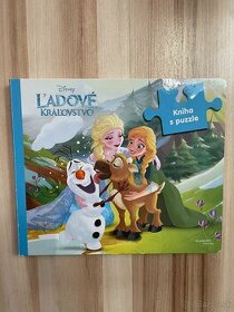 Ľadové kráľovstvo - kniha s puzzle - 1