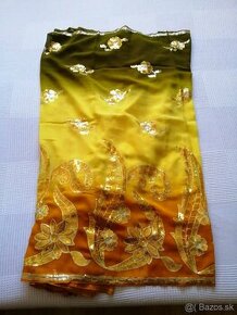 Žlté indické sari