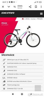 Predám detský bicykel Dema