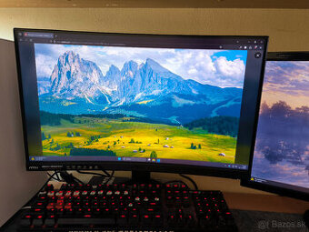 Predám Monitor Msi Optix MAG241C+ Starý samsung zdarma