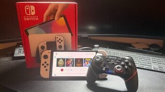 Nintendo Switch OLED – ako nové, v záruke + Hry zdarma