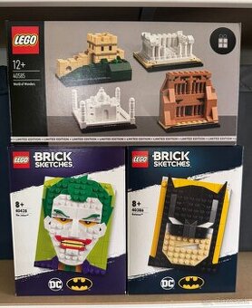 Predám LEGO sety z edície BRICK SKETCHES