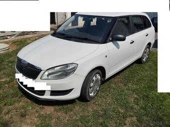 skoda fabia 2 combi 1.6 tdi rozpredam na diely , biela farba