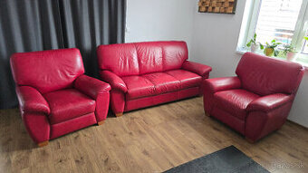 Kožená sedacia súprava