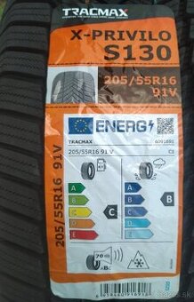 Nové zimné pneu Tracmax 205/55 R16 91V