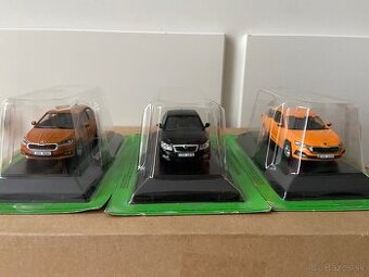 Modely Škoda Octavia 2FL, 4 Combi a Fabia 4 1:43