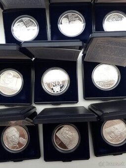 Strieborne mince Kanada