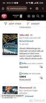 Kúpim knihy od Bernard Cornwell