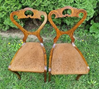 Biedermeier párové stoličky