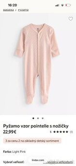 Lindex body a pyžamko