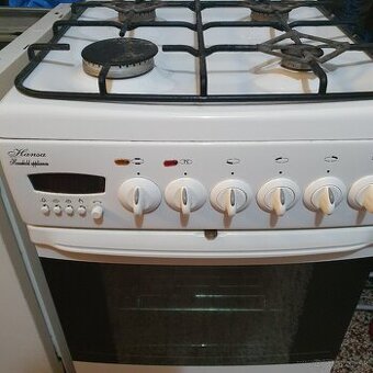 Predam plynovy sporak s elektrickou rurou  znacky HANSA