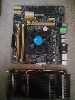 ASUS B85M-G + CPU + chladič