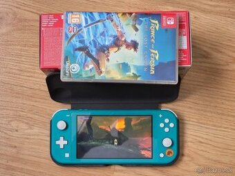 Nintendo Switch Lite + hra + originál flip cover