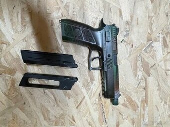 CZ P-09, GBB, kov, Camo , CO2, ASG