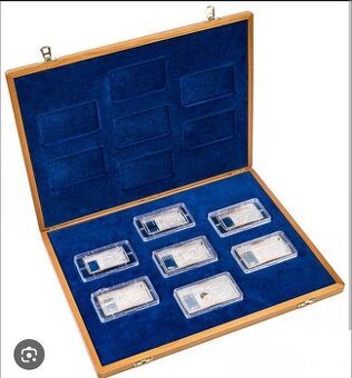 Sada bankoviek v striebre a zlate z roku 2003