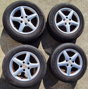 15" Alu sada letne 195/65 R15 roztec 5x112