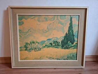 Predám obraz Vincent van Gogh - Cypresses in the field