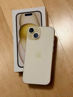 iPhone 15 Žlutá BATERIE 100% TOP