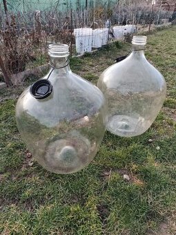 Sklenené 50l fľaše