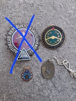 Auto moto odznaky medaile plakety