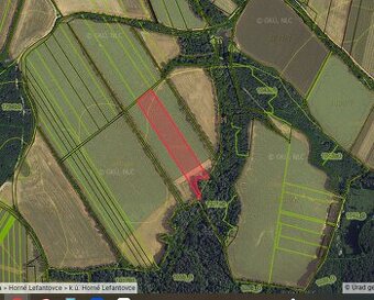Predám ornú pôdu v k.ú. Horné Lefantovce (Nitra) - 651 m2