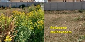 Kosenie trávy, buriny, stavebné pozemky, Bratislava - 1