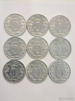 Mince 5,10,20,50,halierov