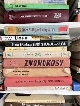 Ponúkam knihy všehochuť za lubovolný príspevok