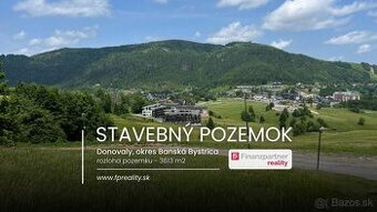 Investičný pozemok 3613 m2, Donovaly, Banská Bystrica