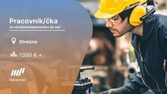 Pracujte vo výrobe dielov pre automobilový priemysel