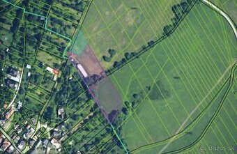 Na predaj stavebný pozemok 5901m2– Tužina, okres Prievidza