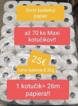 TOALETNY PAPIER MAXI 26M